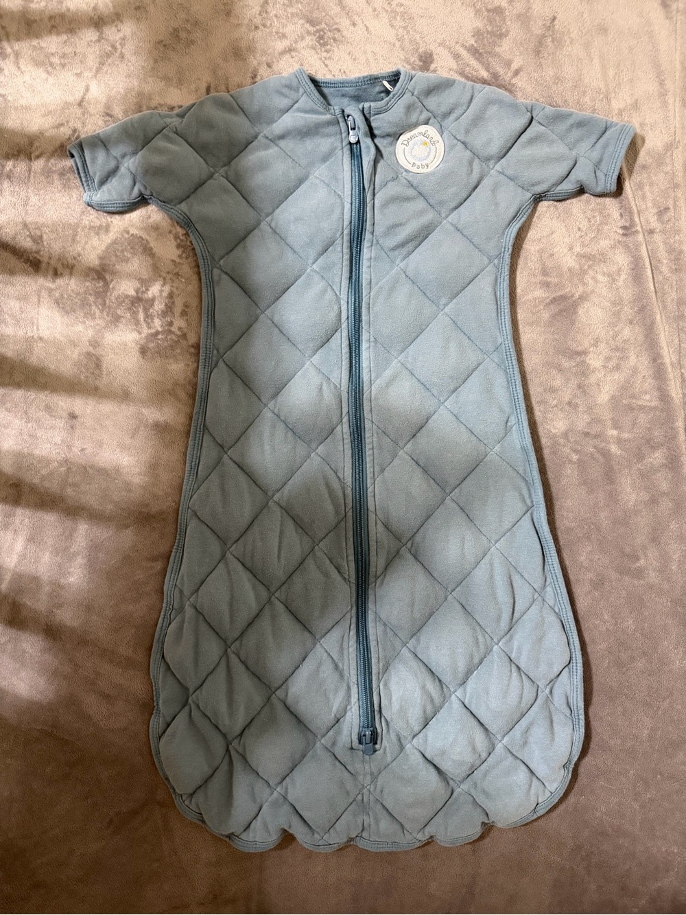 Baby Quilted Sleep Sack - Blue
